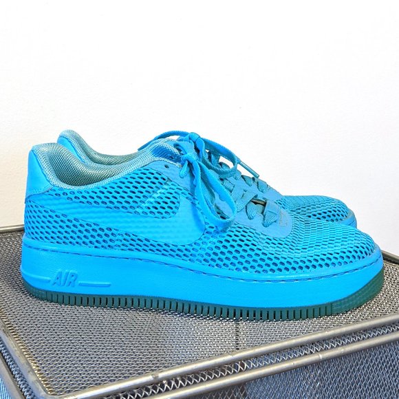 EUC Nike Women's Air Force 1 Low Breathe Mesh Sneakers - Picture 3 of 11